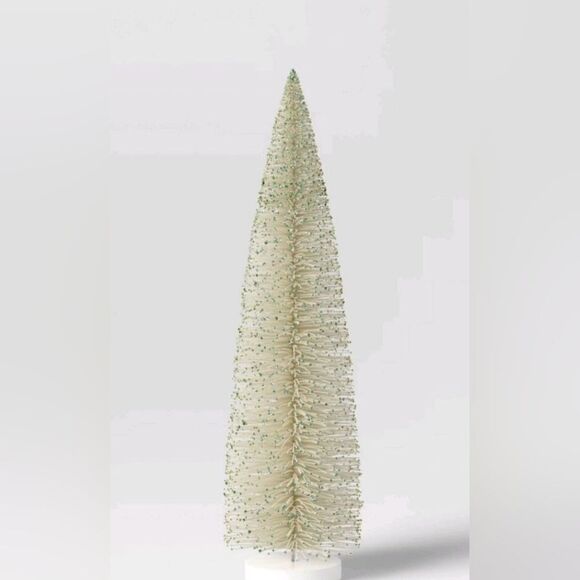 NWT Wondershop Target 2024 Large Christmas Bottle Brush Tree Sculpture 36" - Picture 8 of 16